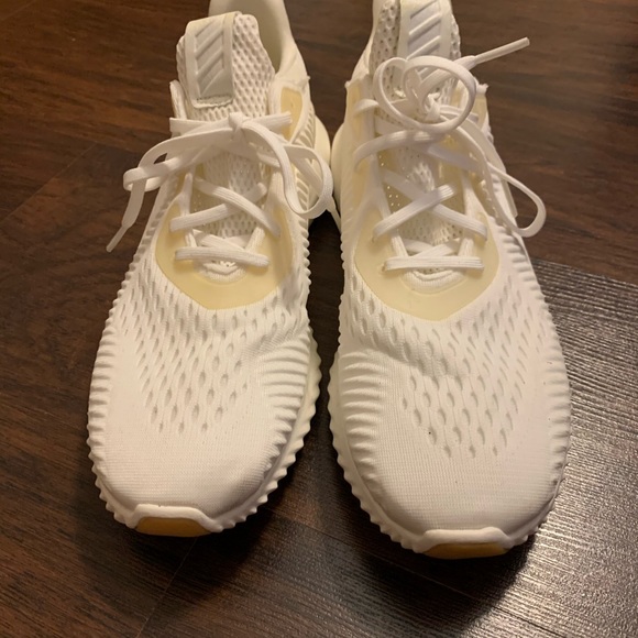 Adidas alpha bounce men’s sneakers cream size 10 - Picture 3 of 4